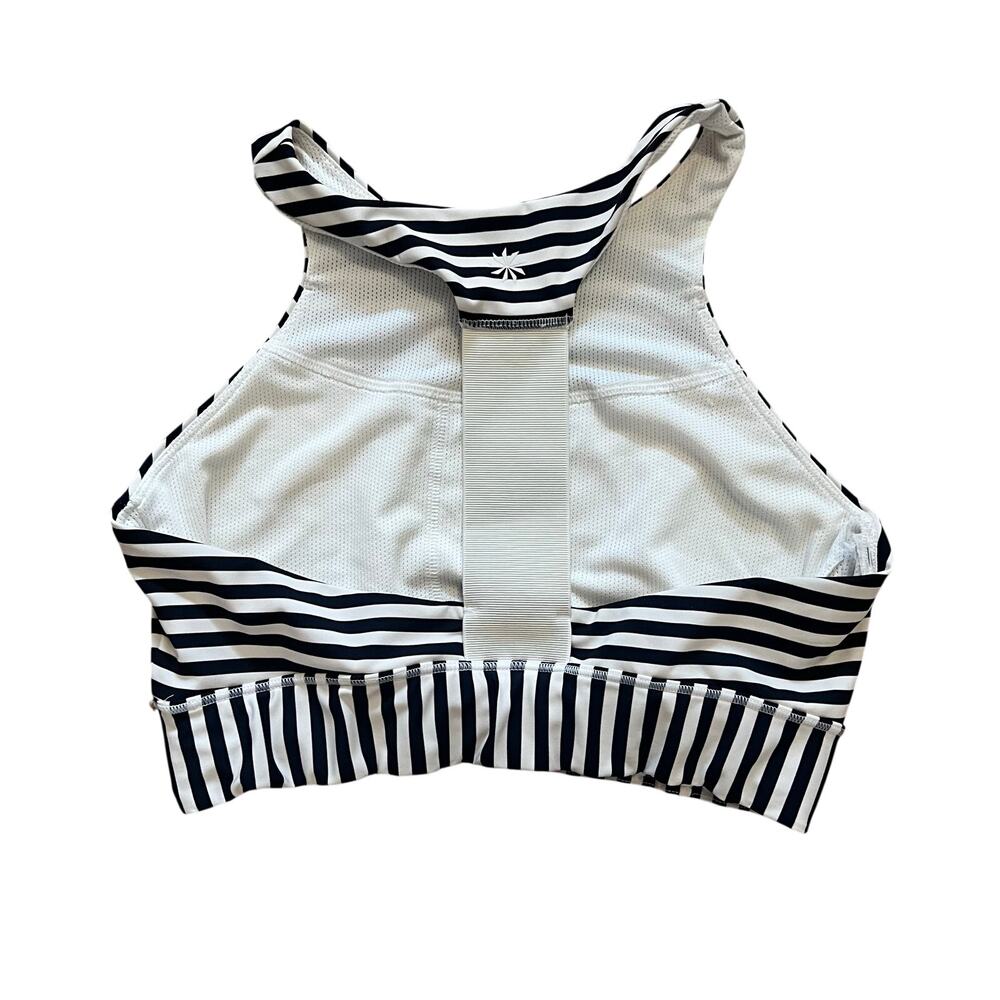 ATHLETA Striped High Neck T-Back Sports Bra | Women’s S - Picture 2 of 4